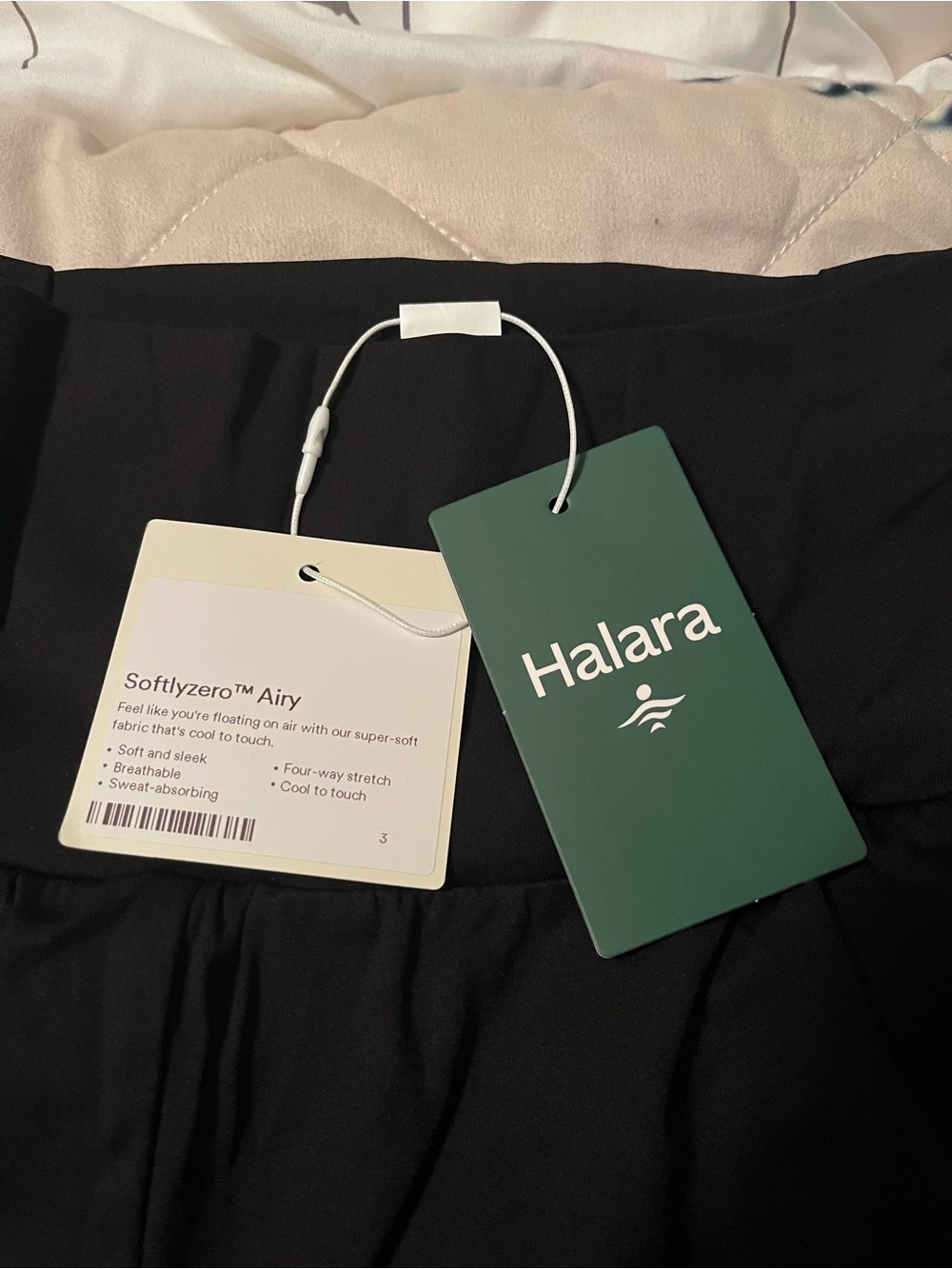 HALARA 7” SoftlyZero™ Airy Super High Waisted 2-in-1 Cool Touch Yoga Shorts. - Picture 4 of 5